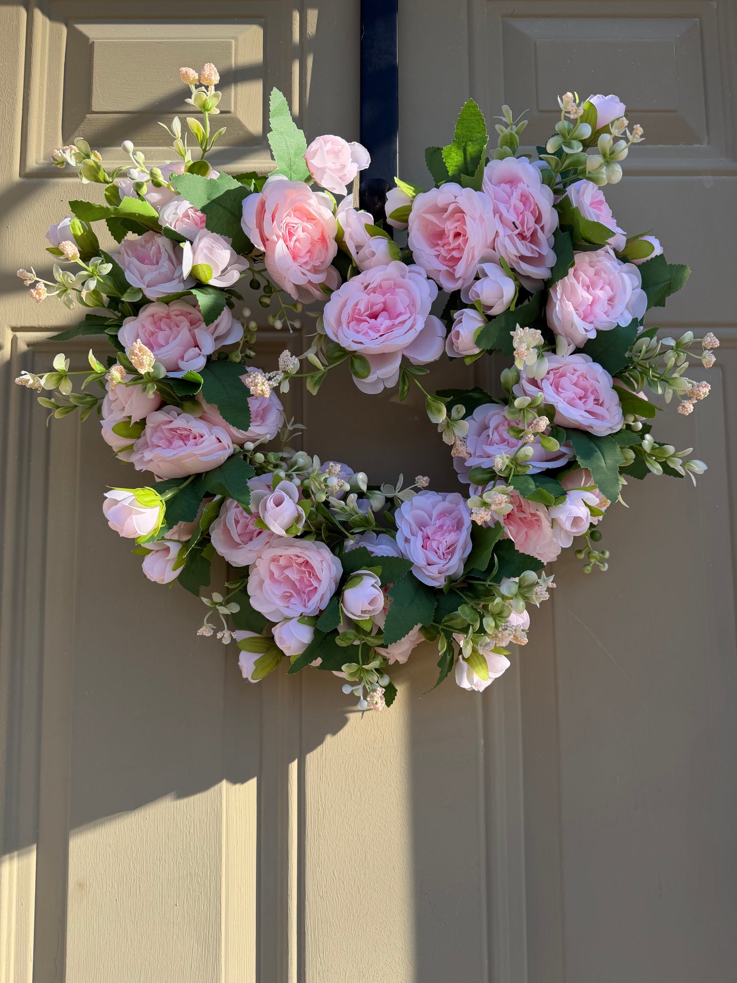 Baby Pink Peony Valentine's Day Wreath