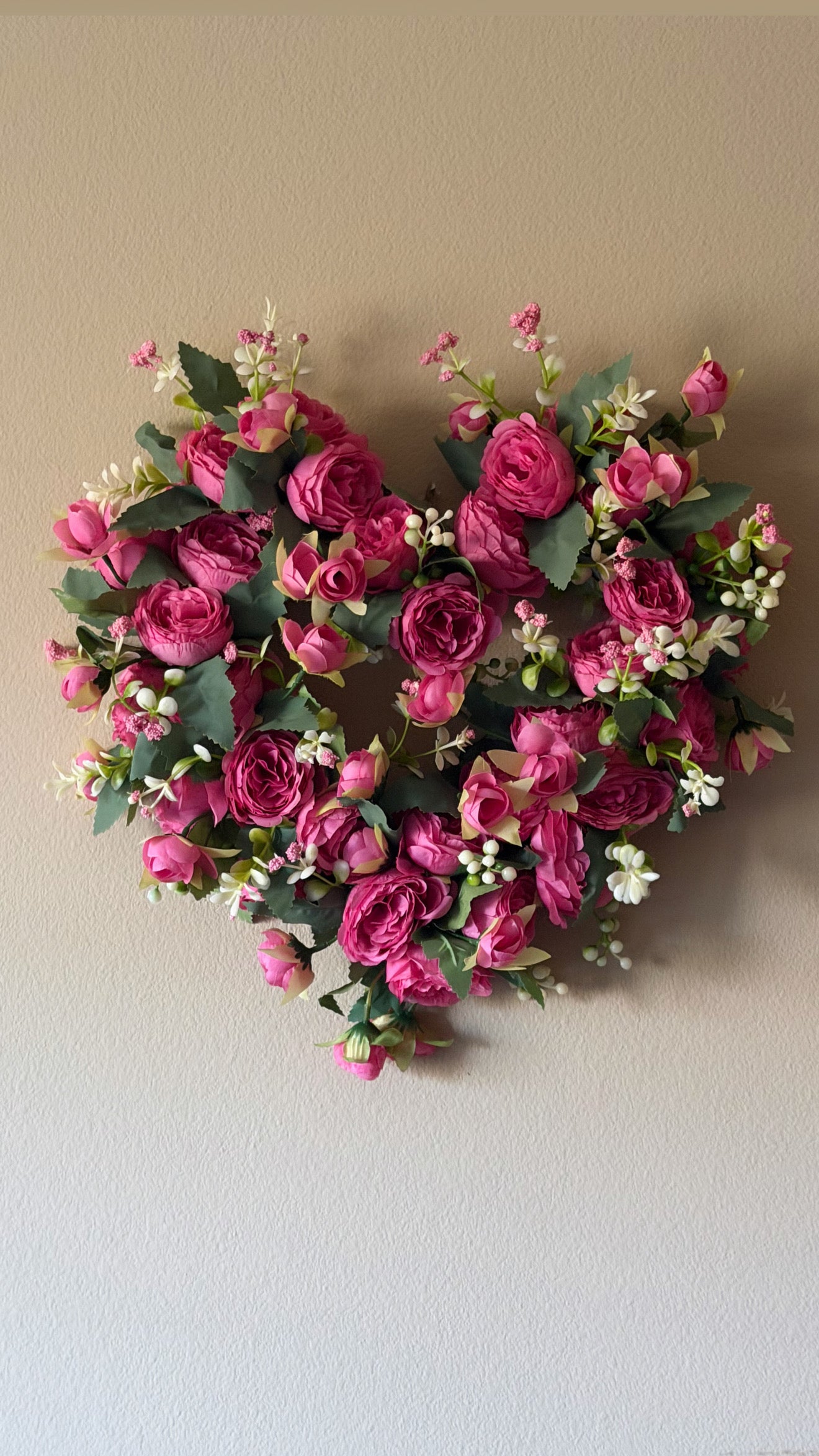 Blush Peony Valentine's Day Wreath
