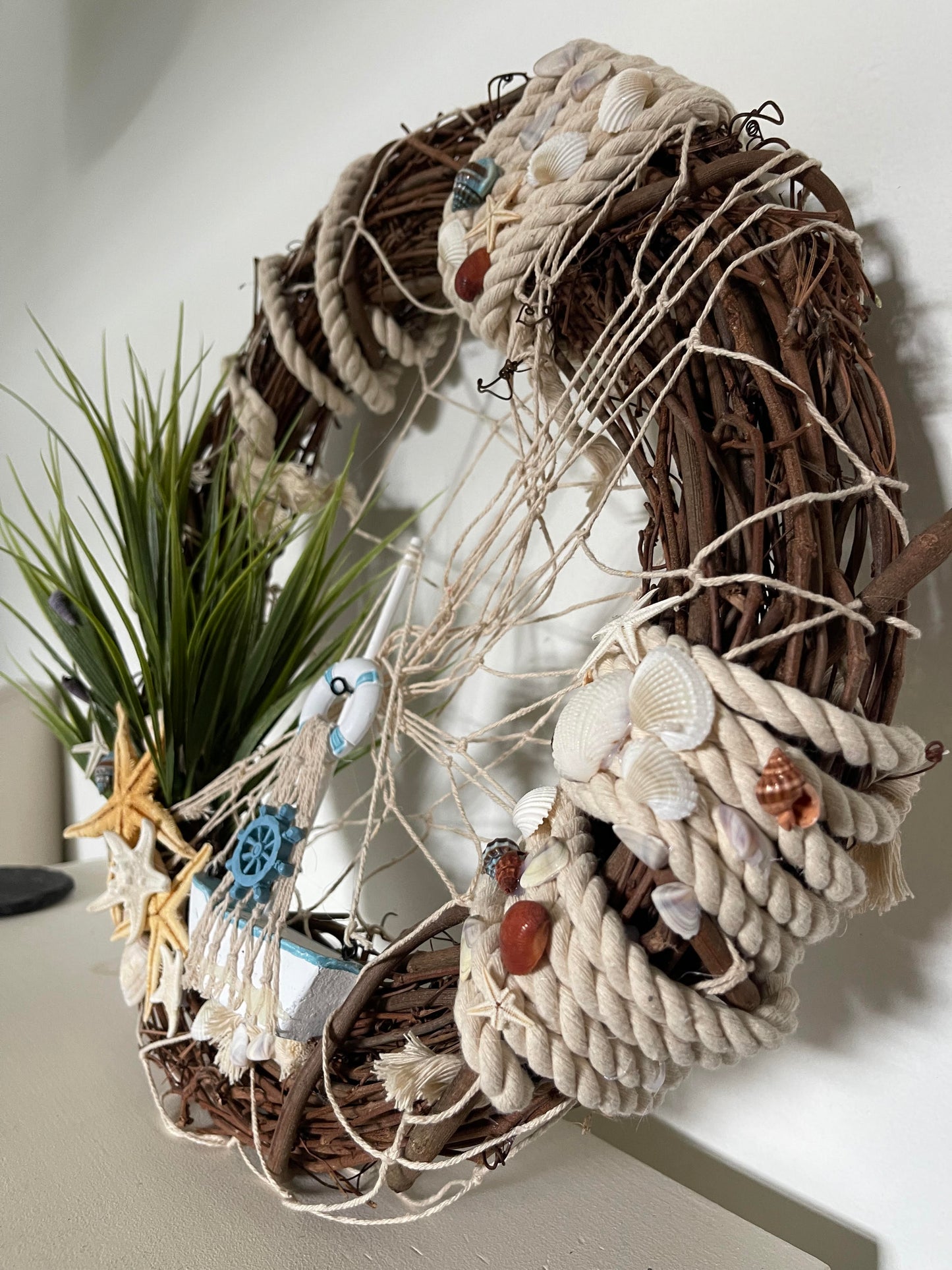 "Seaside" Nautical Beach Wreath