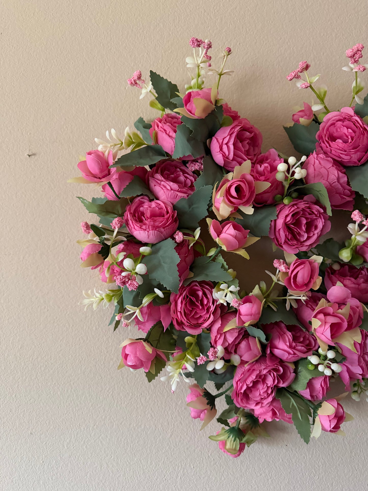 Blush Peony Valentine's Day Wreath
