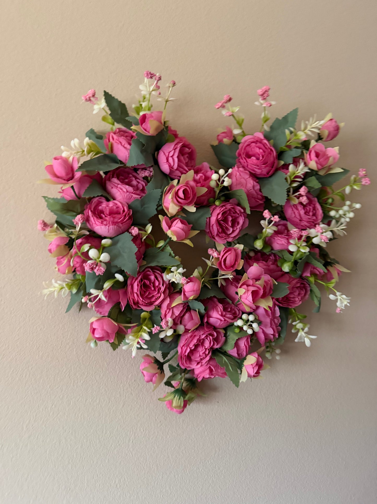 Blush Peony Valentine's Day Wreath