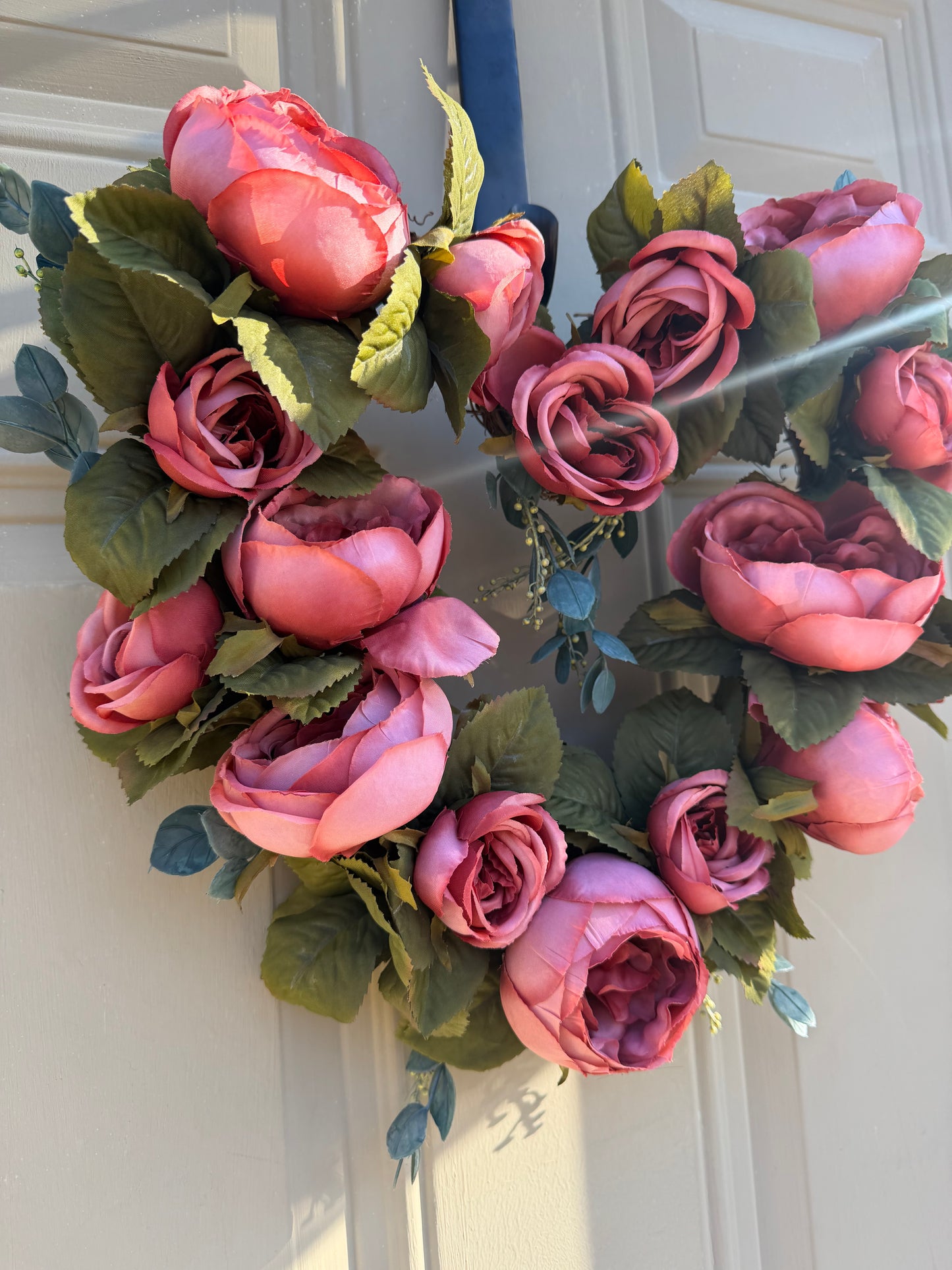 Dusty Rose Valentine's Day Wreath