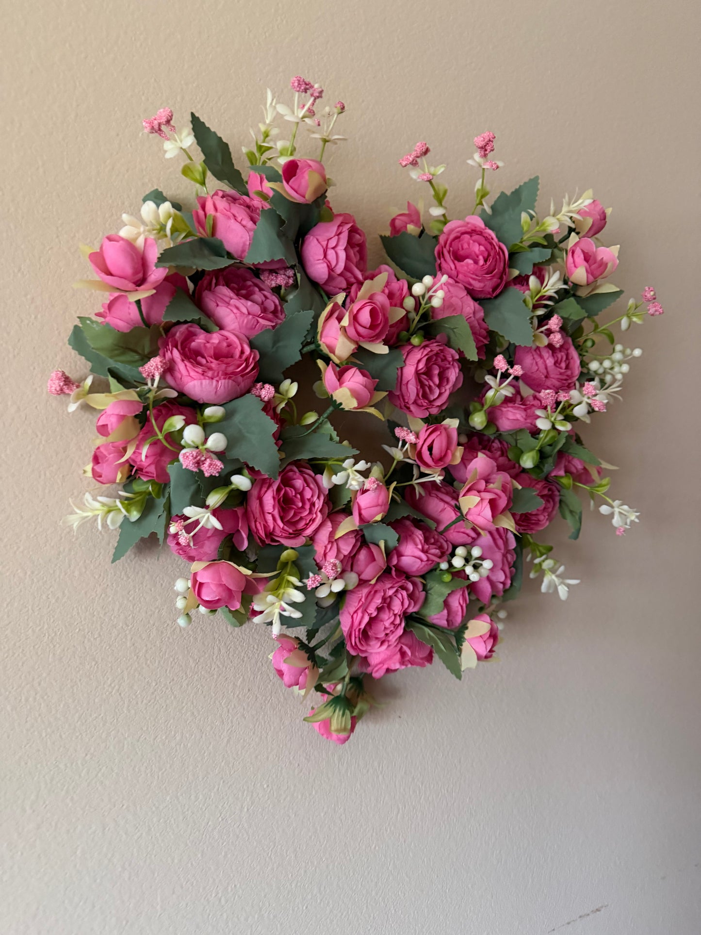 Blush Peony Valentine's Day Wreath