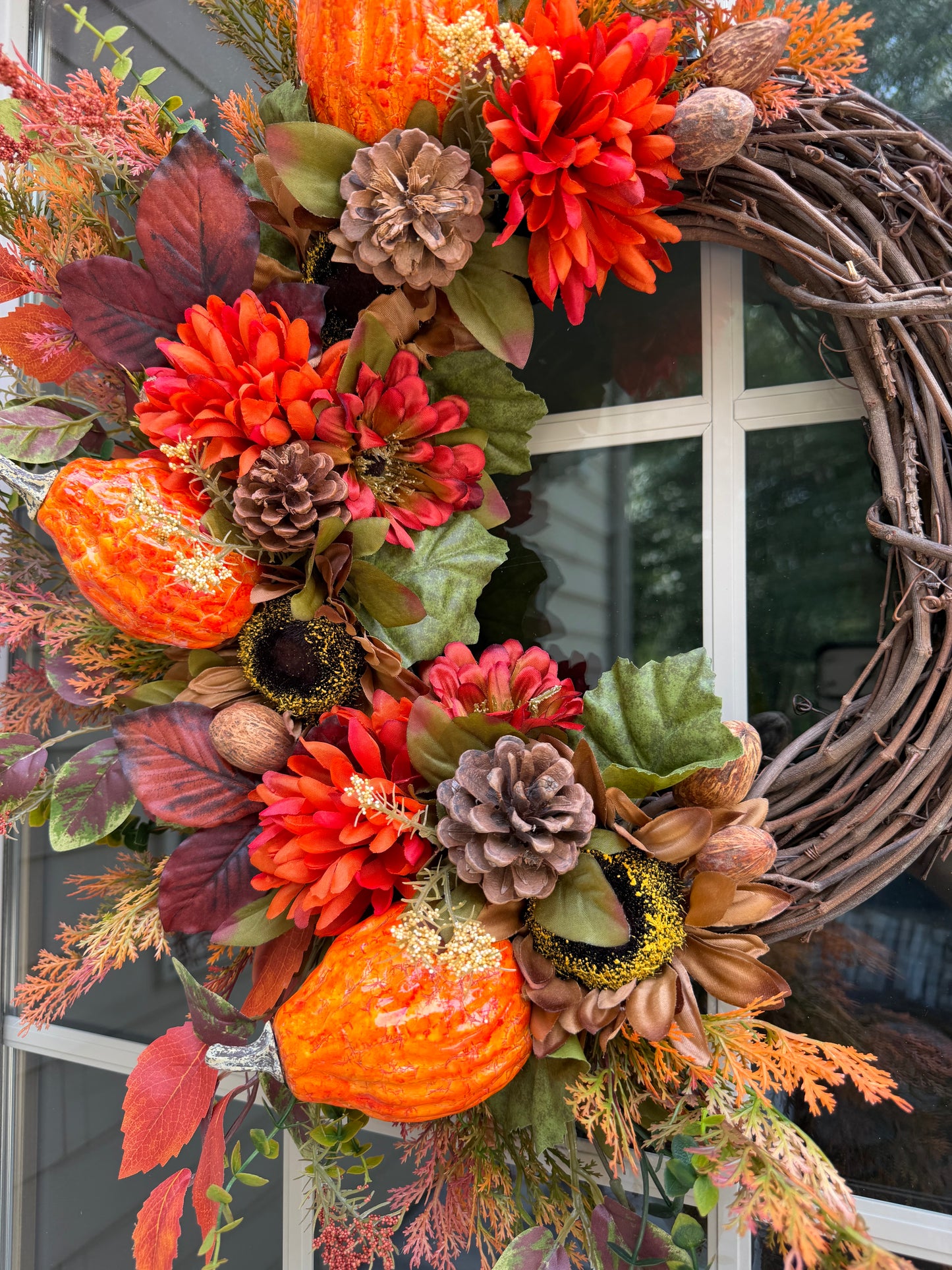 Sunflower & Gourd Fall Wreath