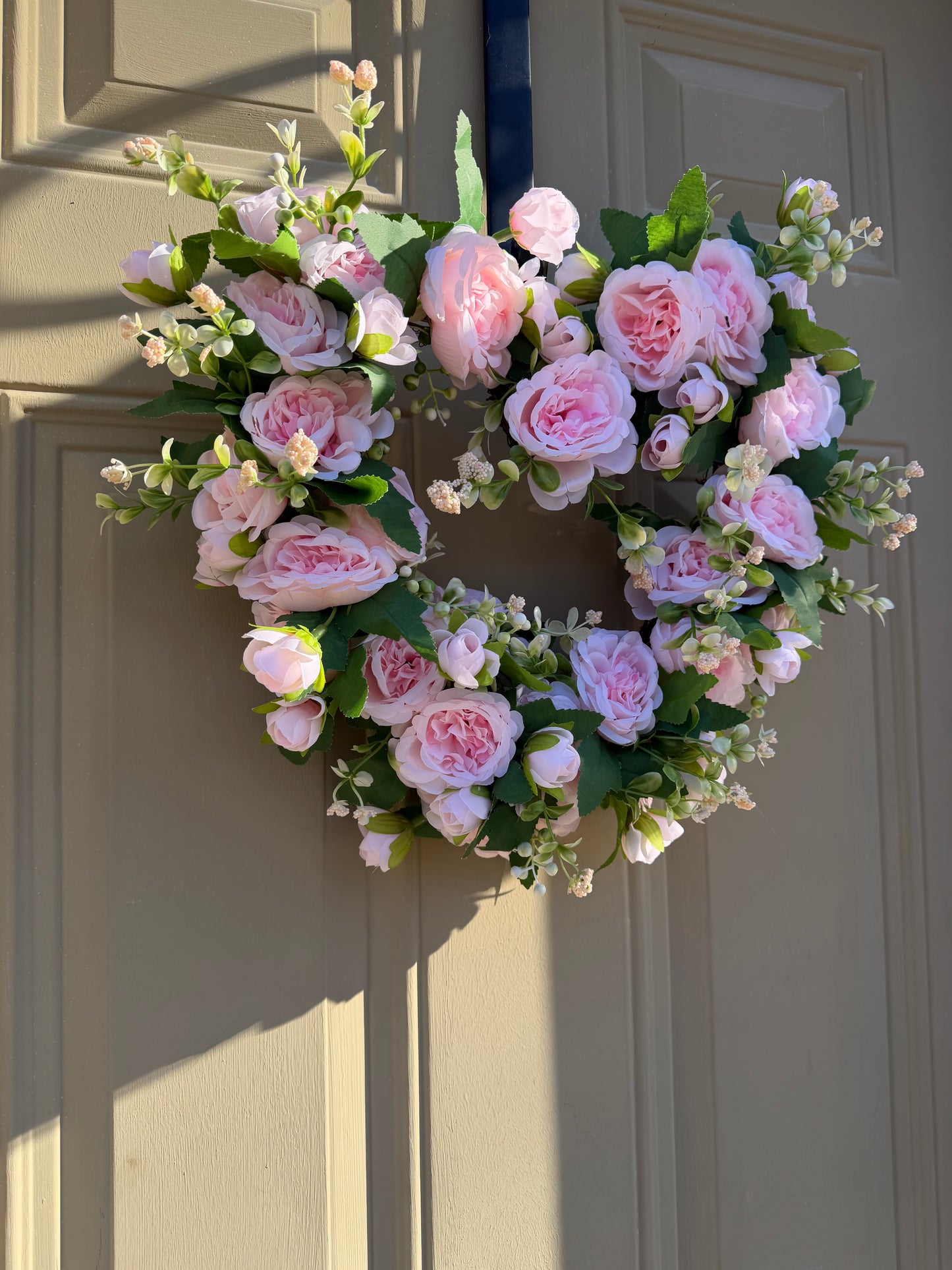 Baby Pink Peony Valentine's Day Wreath