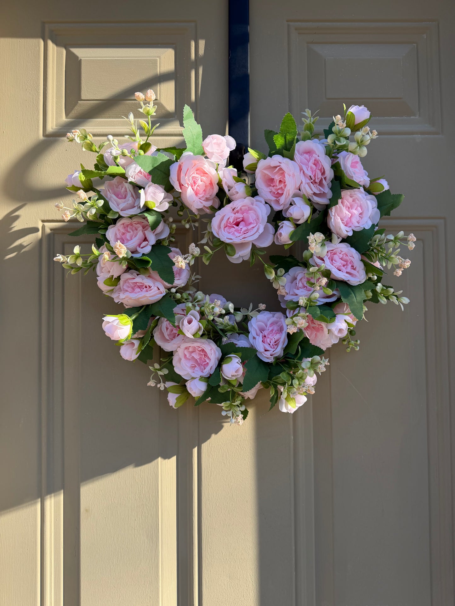 Baby Pink Peony Valentine's Day Wreath