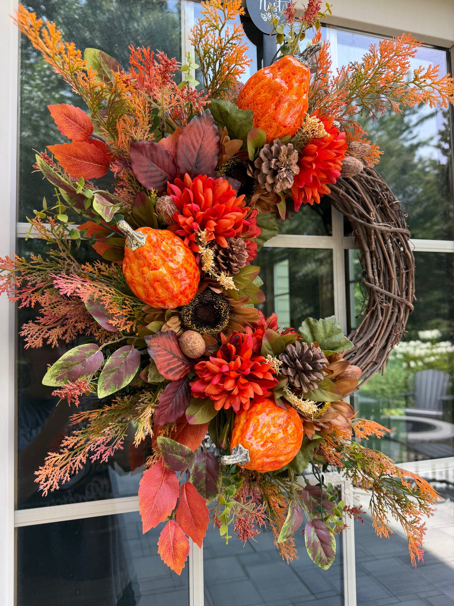 Sunflower & Gourd Fall Wreath