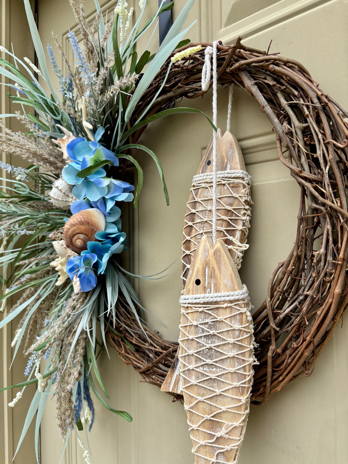 Nautical Summer Beach House Wreath