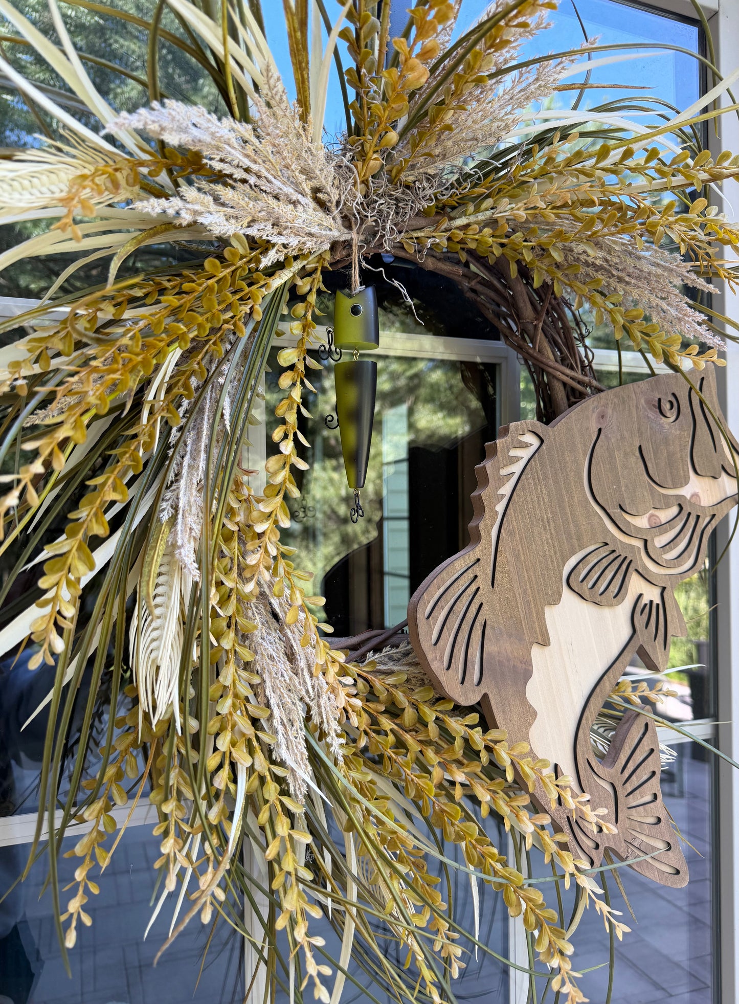 "Catch of the Day" Fishing Wreath