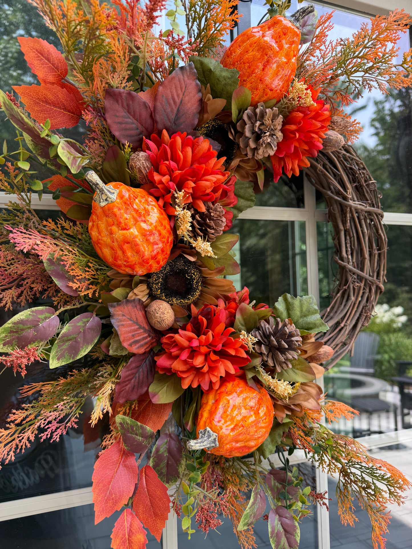 Sunflower & Gourd Fall Wreath