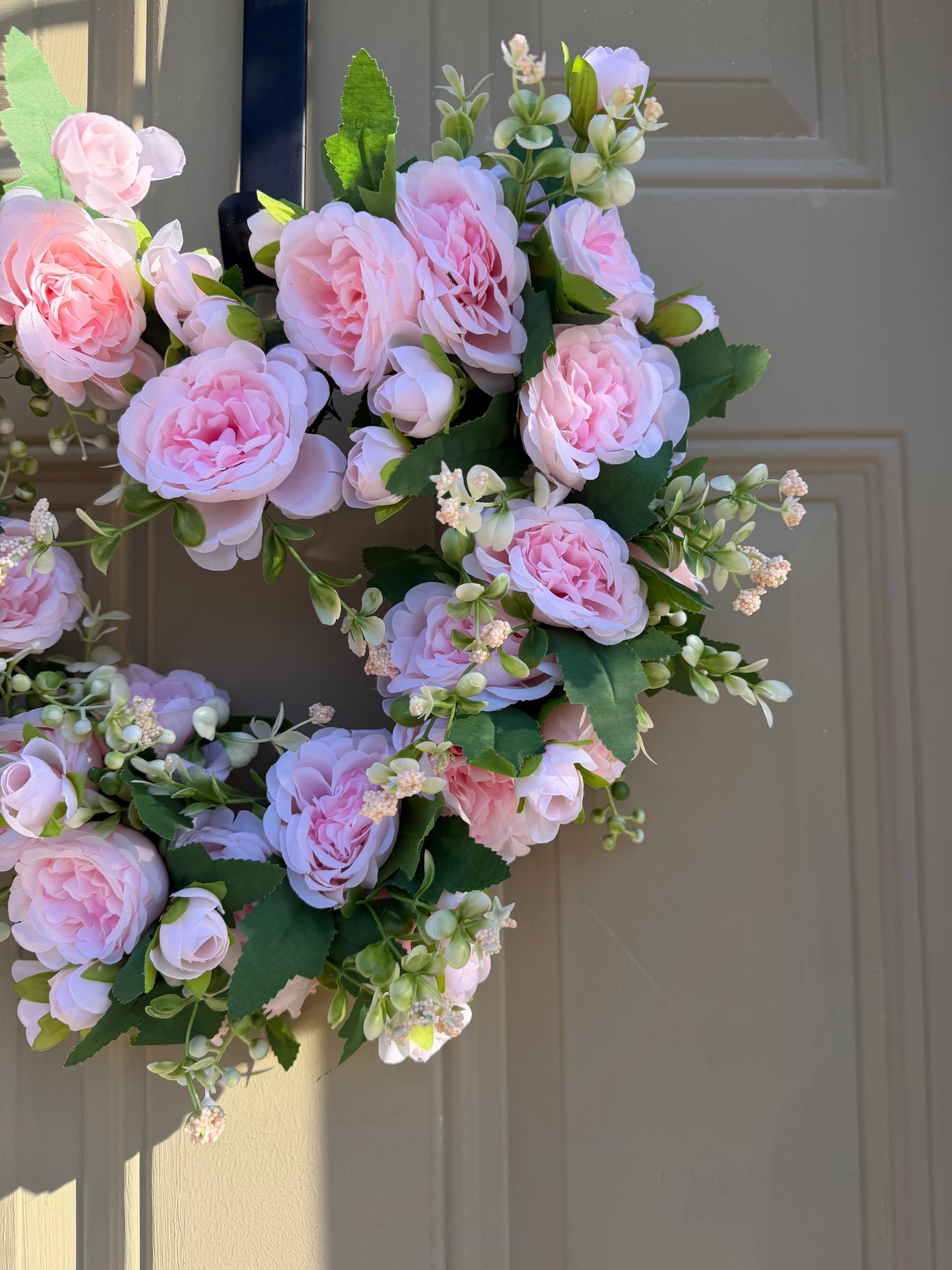 Baby Pink Peony Valentine's Day Wreath