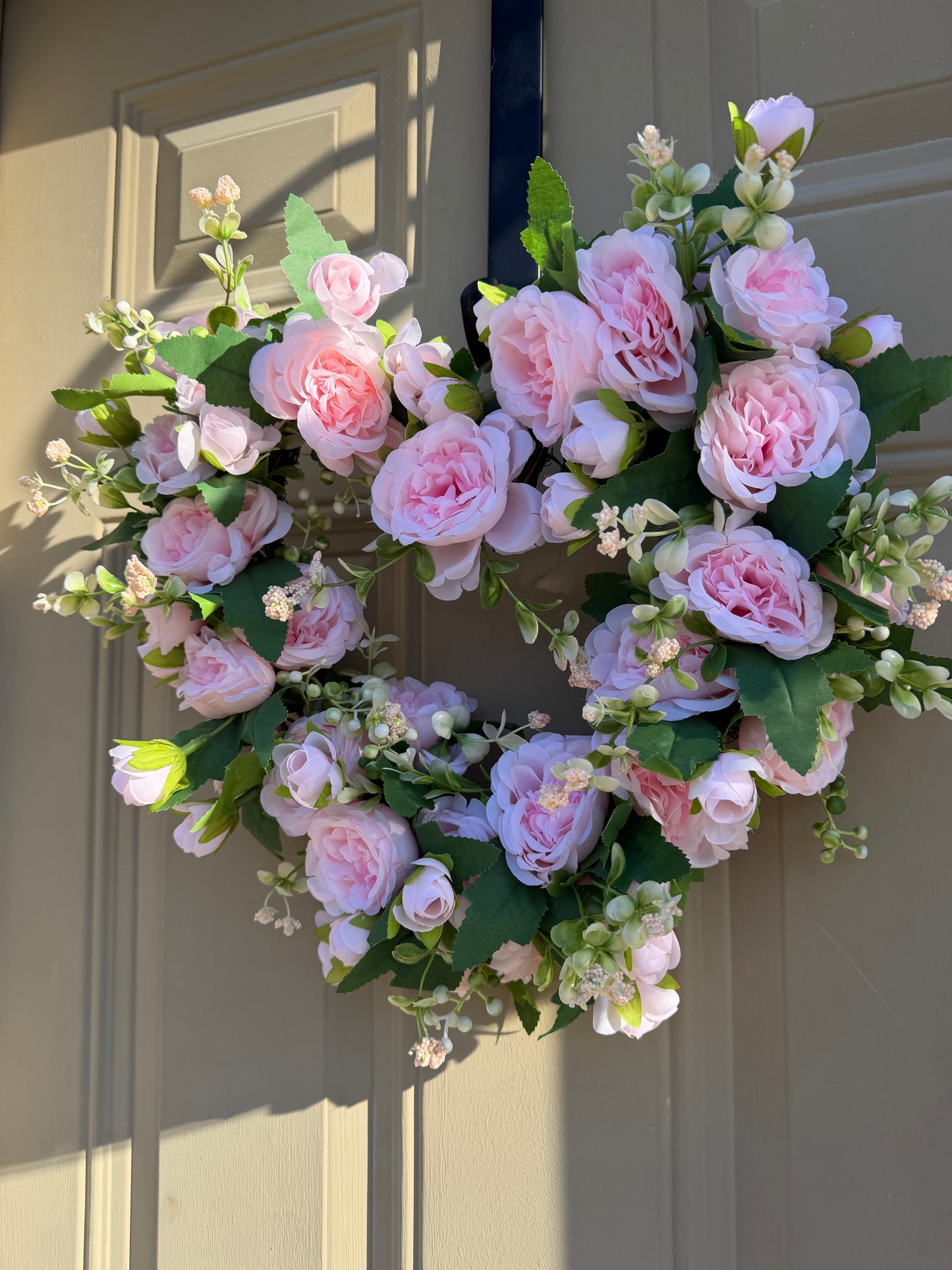 Baby Pink Peony Valentine's Day Wreath