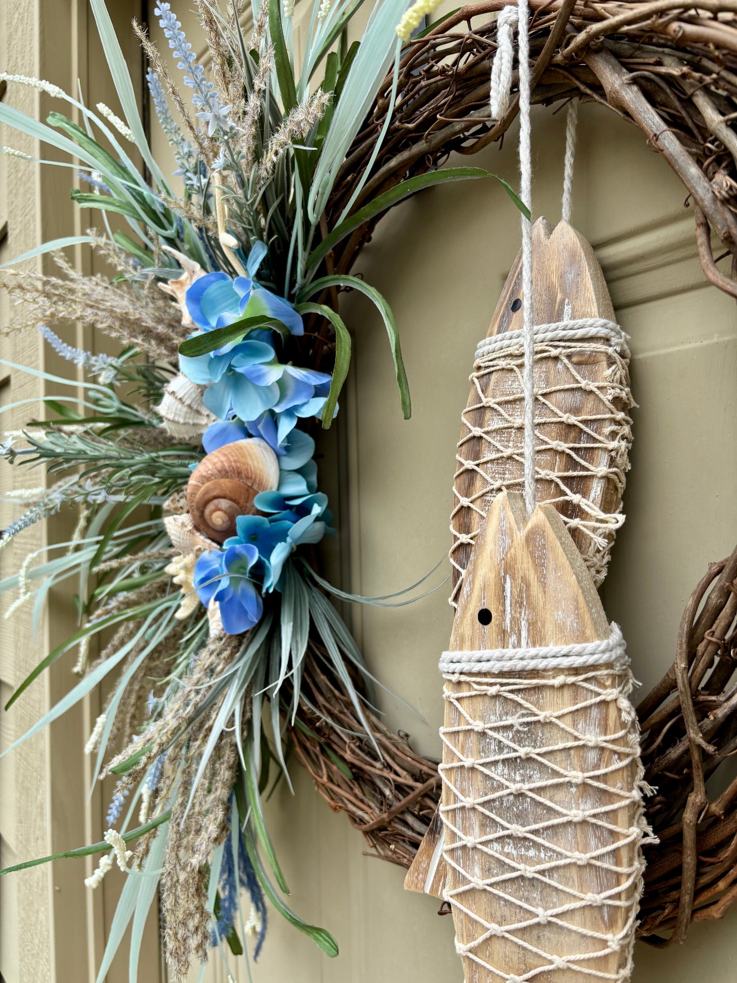 Nautical Summer Beach House Wreath