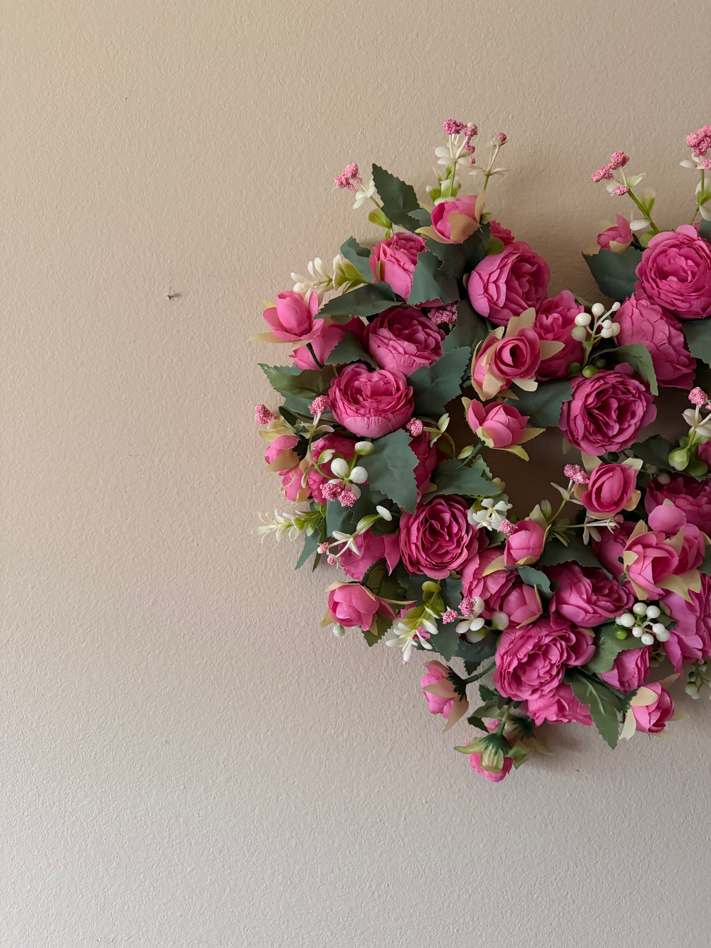 Blush Peony Valentine's Day Wreath
