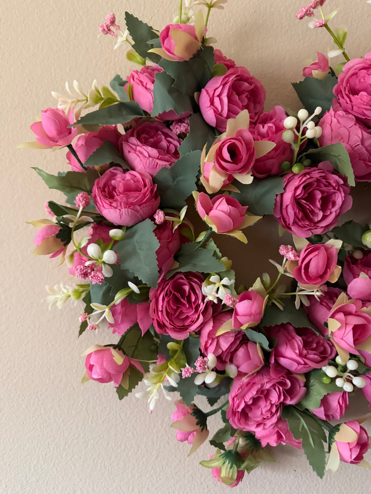 Blush Peony Valentine's Day Wreath