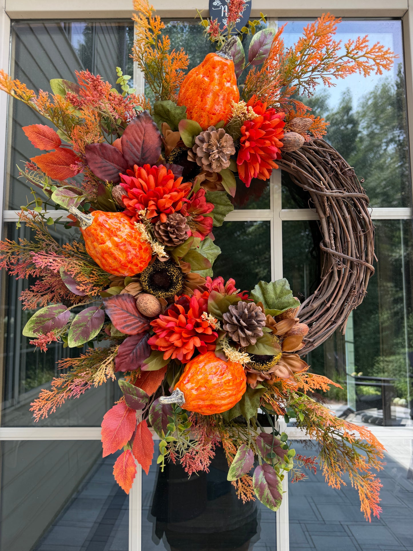 Sunflower & Gourd Fall Wreath
