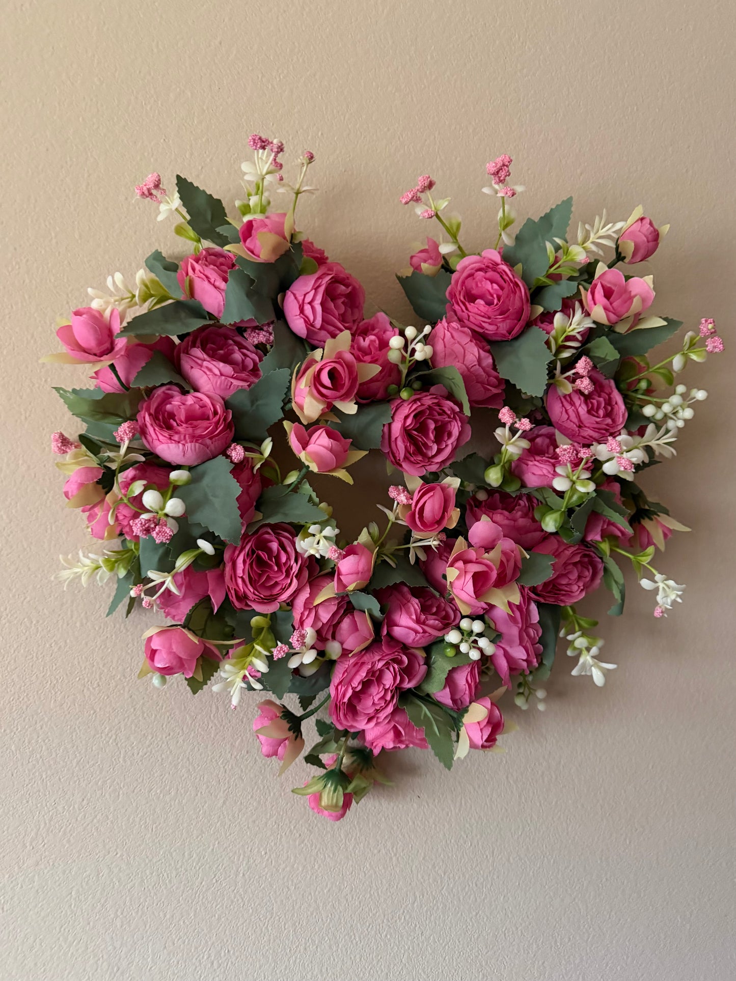 Blush Peony Valentine's Day Wreath