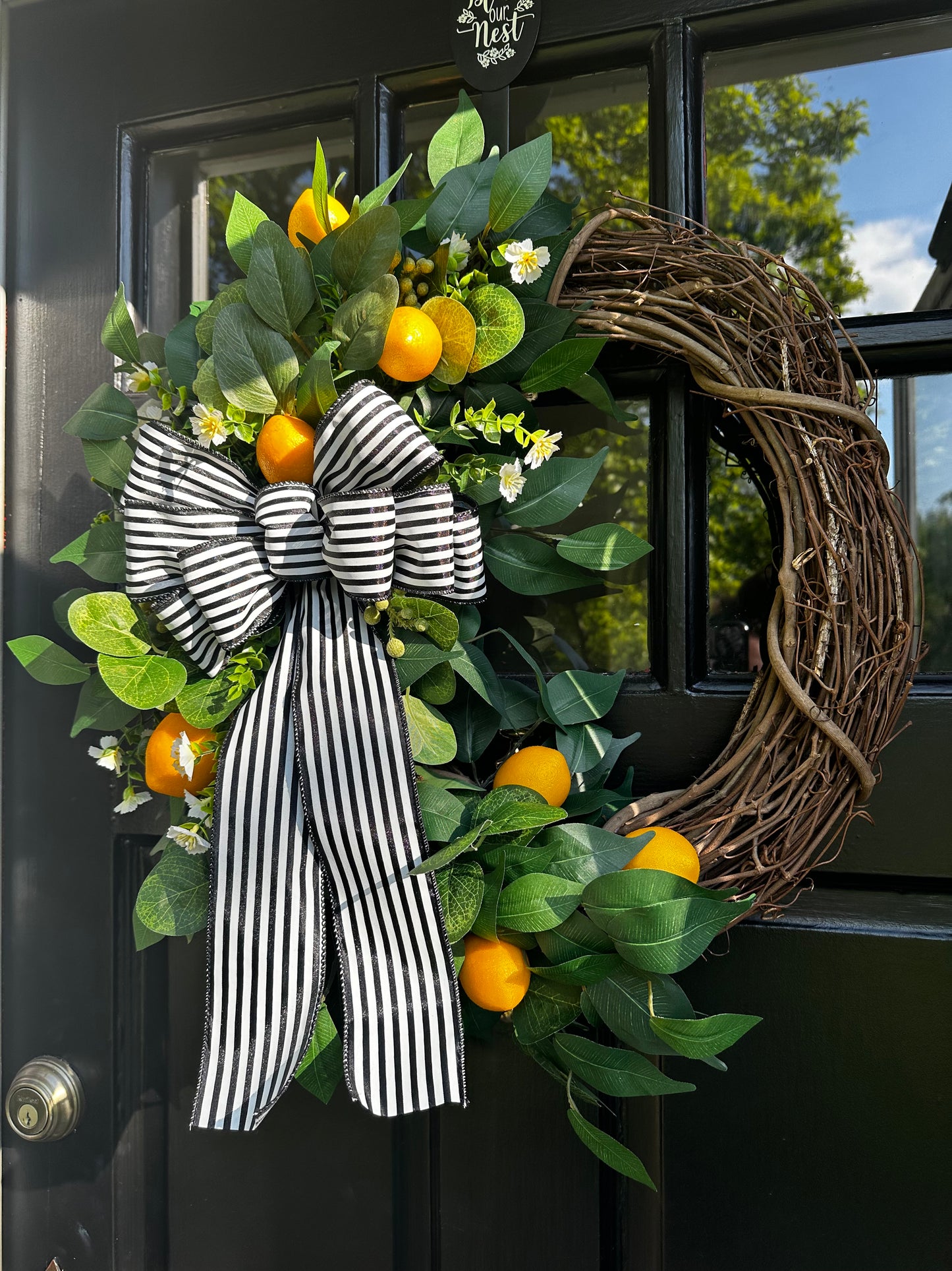 Summer Lemon Wreath